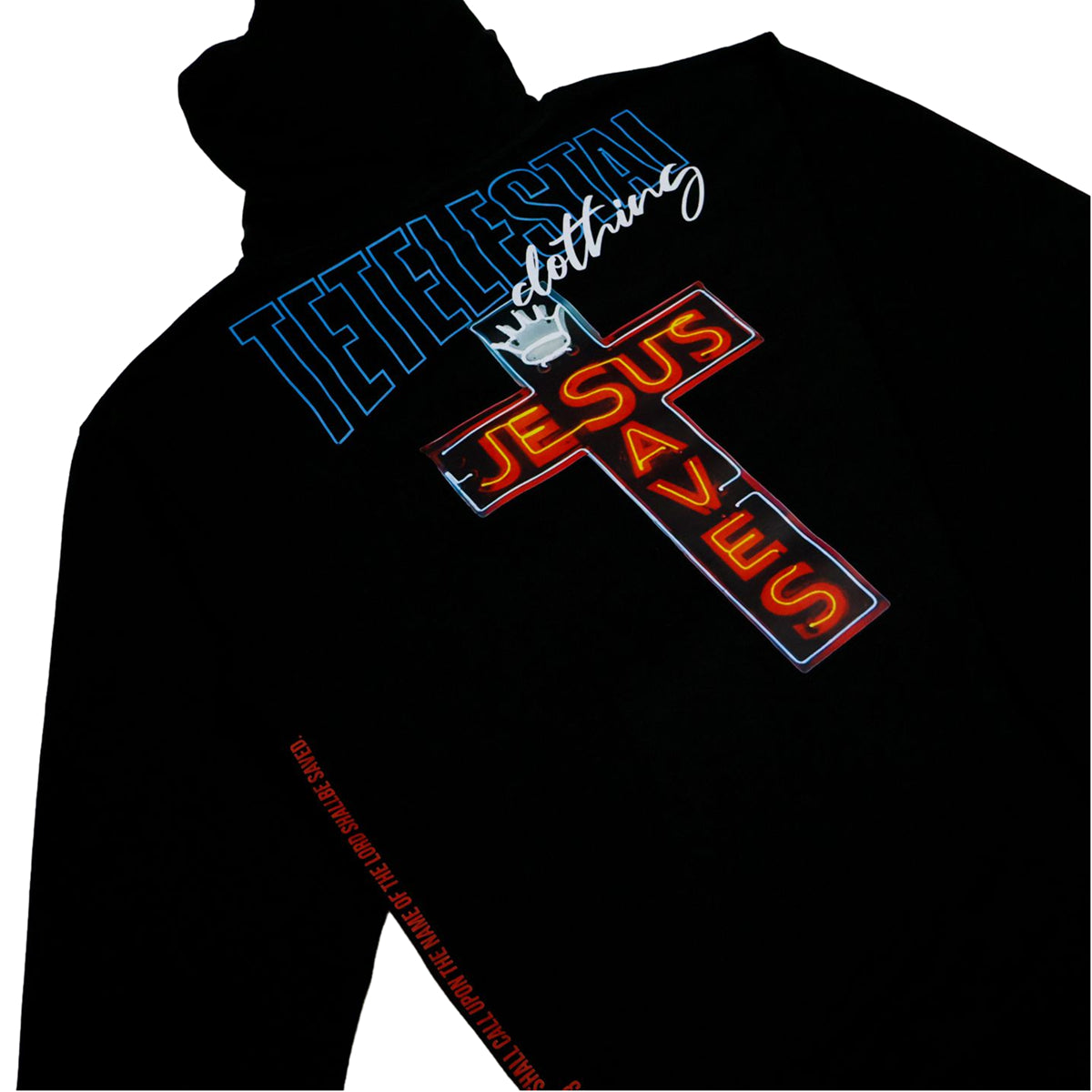 Jesus Saves Neon Hoodie