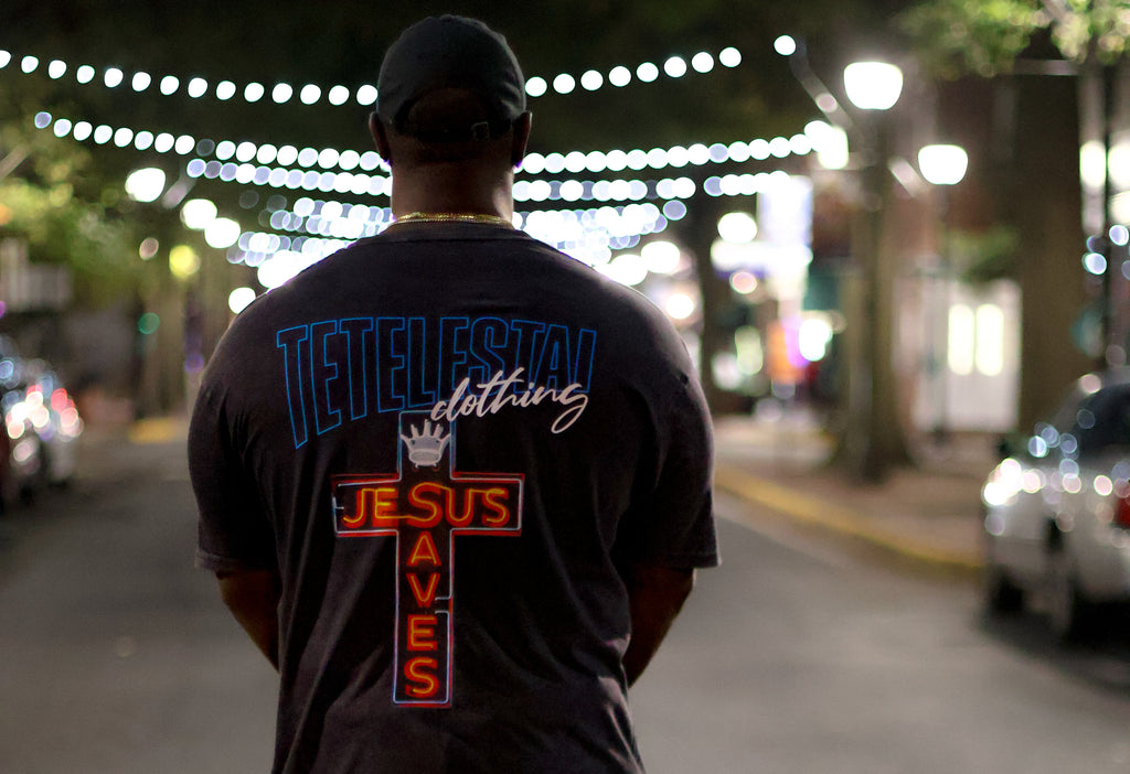 Jesus Saves - Neon Sign