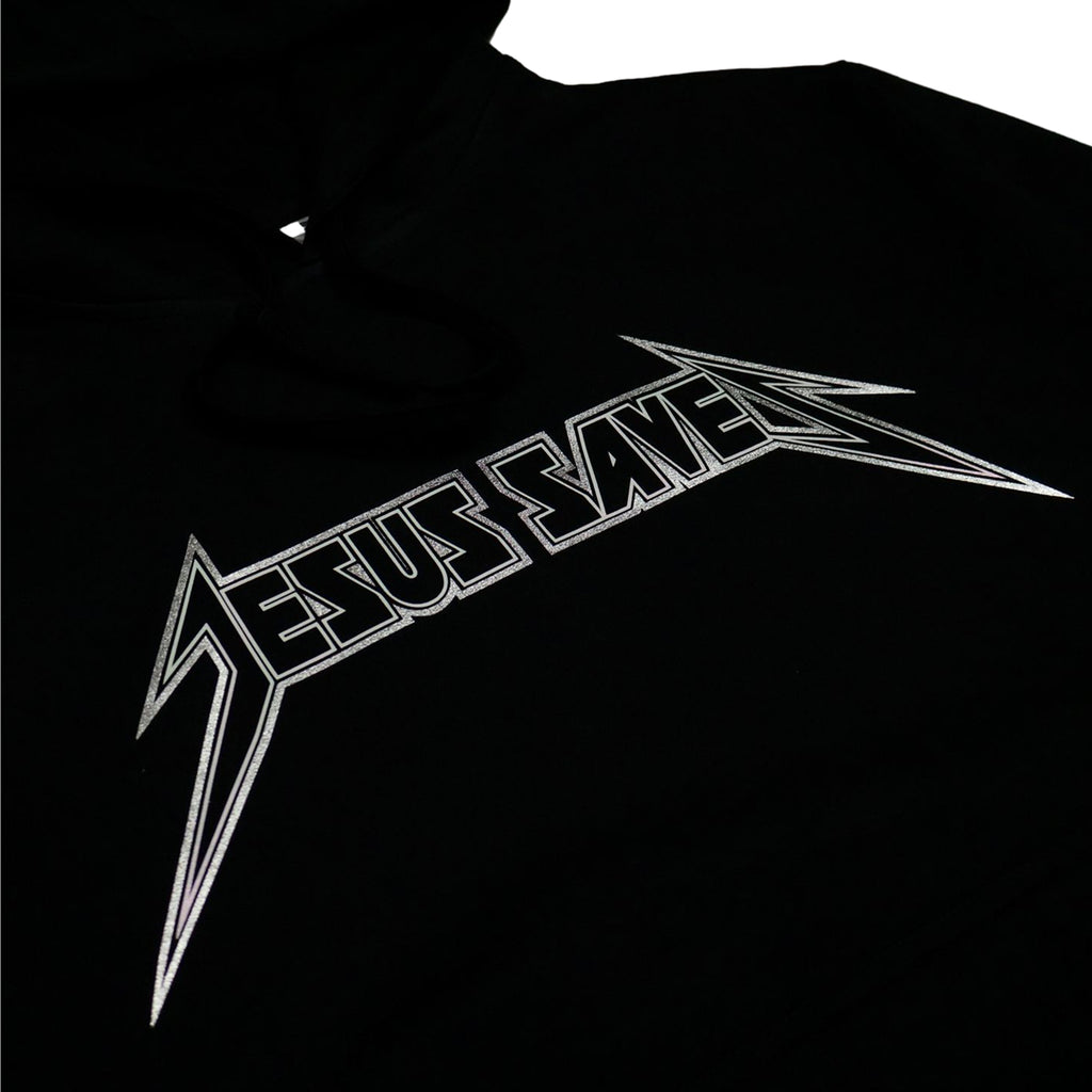 Jesus Saves - Metallic Hoodie