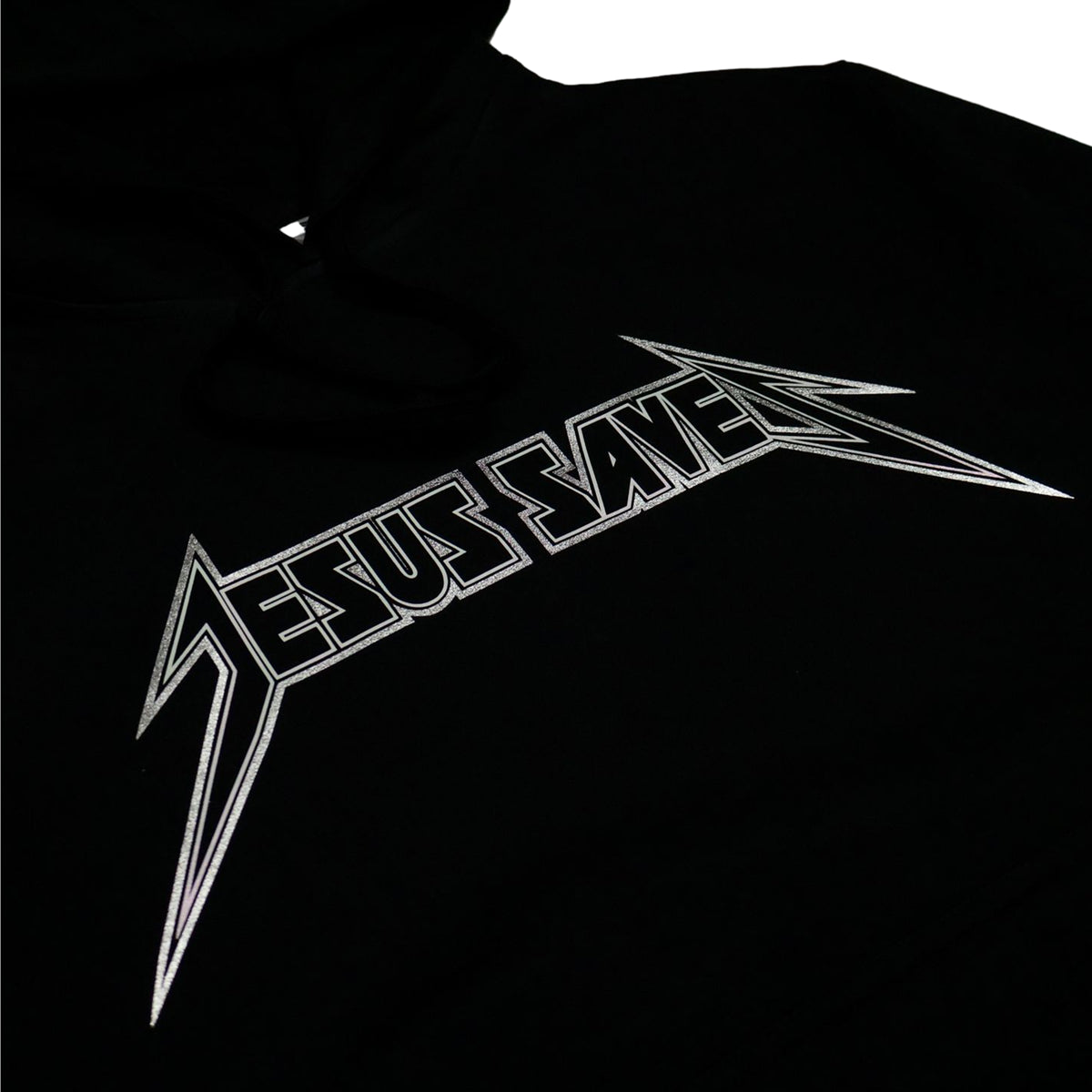 Jesus Saves - Metallic Hoodie