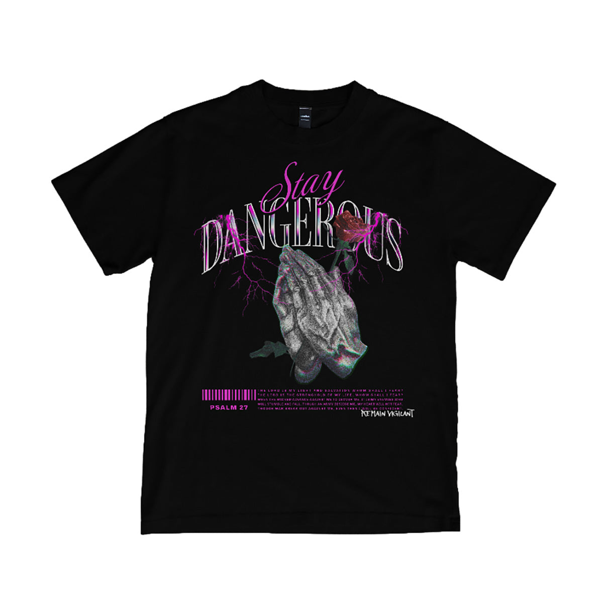 Stay Dangerous Charcoal Black