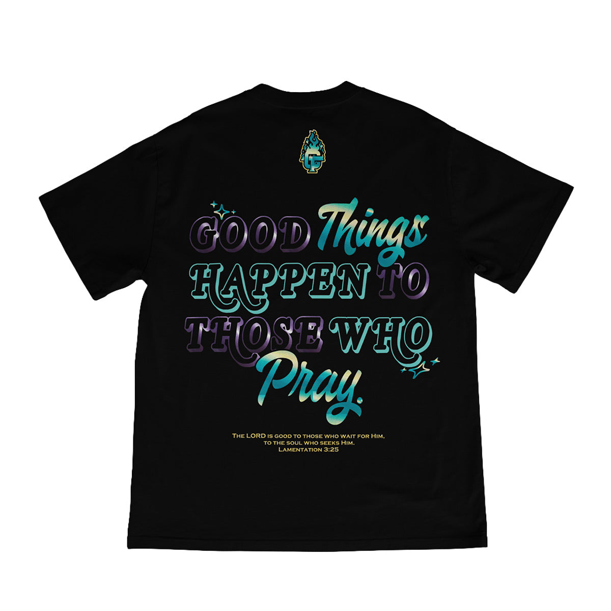 PRAYTIENCE - Black/Aqua