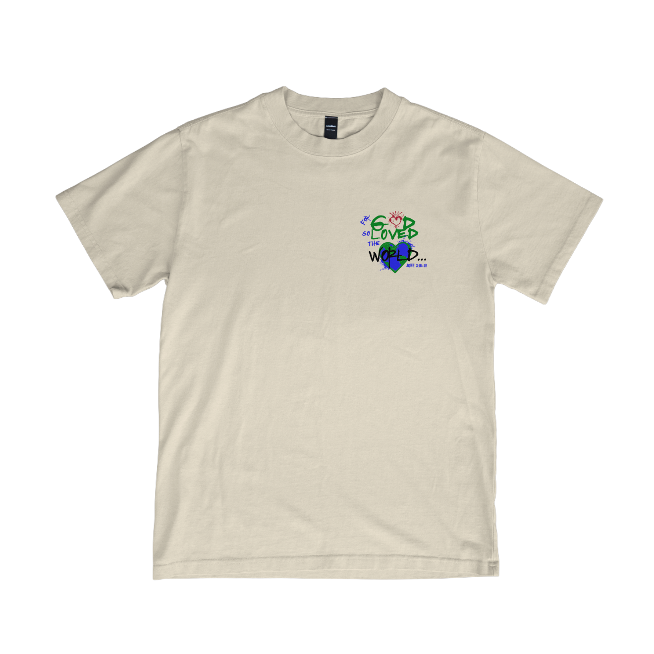 John 3:16 Blue/Green